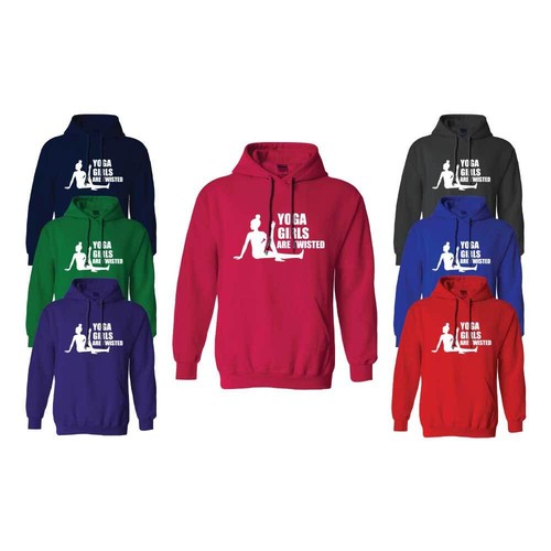 Yoga girls are twisted hoodie - yoga,